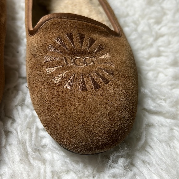 UGG UPPER LEATHER FLAT SHOES - Picture 3 of 6